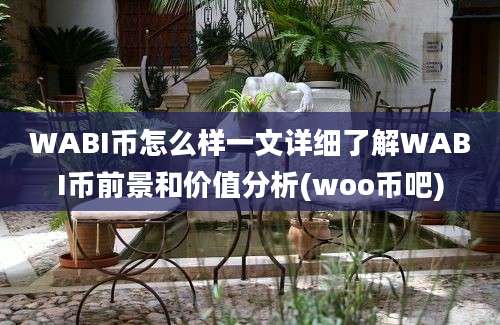 WABI币怎么样一文详细了解WABI币前景和价值分析(woo币吧)