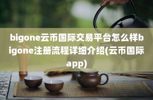 bigone云币国际交易平台怎么样bigone注册流程详细介绍(云币国际app)