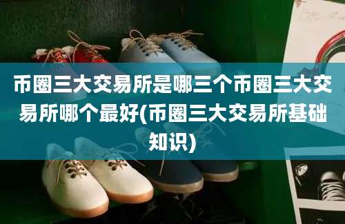 币圈三大交易所是哪三个币圈三大交易所哪个最好(币圈三大交易所基础知识)