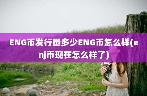 ENG币发行量多少ENG币怎么样(enj币现在怎么样了)