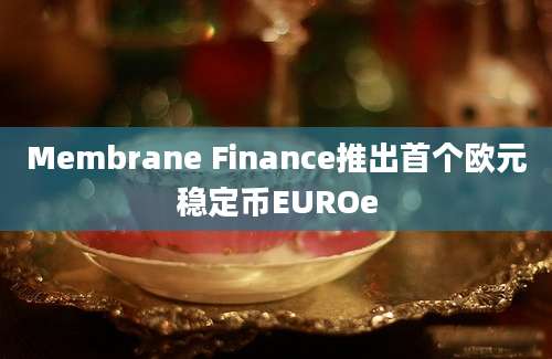 Membrane Finance推出首个欧元稳定币EUROe