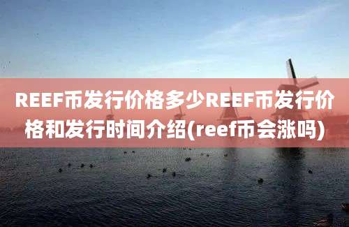 REEF币发行价格多少REEF币发行价格和发行时间介绍(reef币会涨吗)