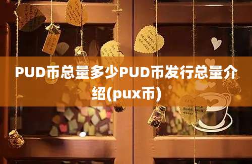 PUD币总量多少PUD币发行总量介绍(pux币)