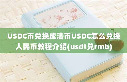 USDC币兑换成法币USDC怎么兑换人民币教程介绍(usdt兑rmb)