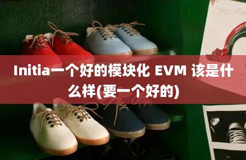 Initia一个好的模块化 EVM 该是什么样(要一个好的)