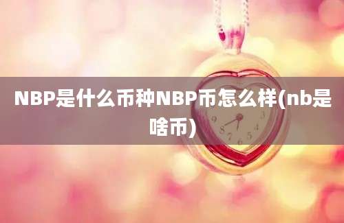 NBP是什么币种NBP币怎么样(nb是啥币)