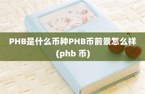 PHB是什么币种PHB币前景怎么样(phb 币)