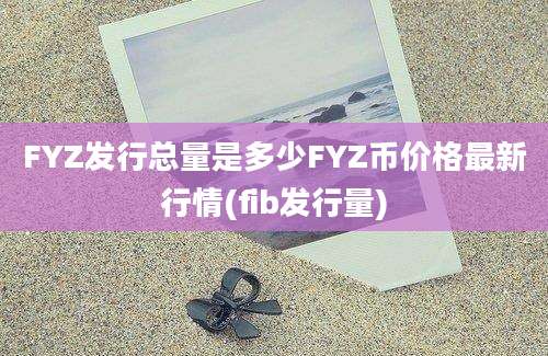 FYZ发行总量是多少FYZ币价格最新行情(fib发行量)