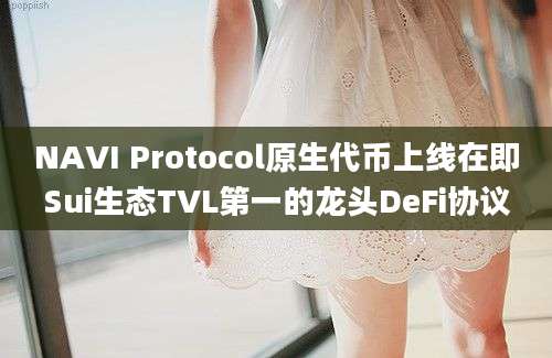 NAVI Protocol原生代币上线在即Sui生态TVL第一的龙头DeFi协议