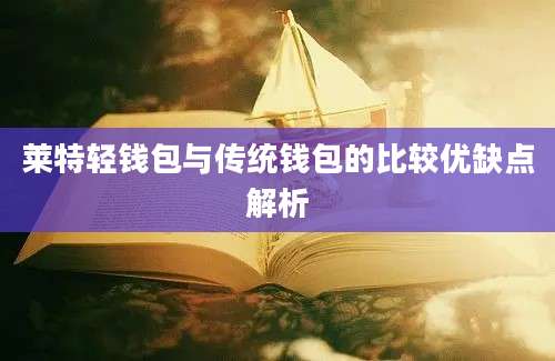 莱特轻钱包与传统钱包的比较优缺点解析