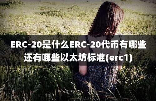 ERC-20是什么ERC-20代币有哪些还有哪些以太坊标准(erc1)