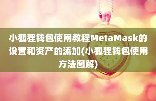 小狐狸钱包使用教程MetaMask的设置和资产的添加(小狐狸钱包使用方法图解)