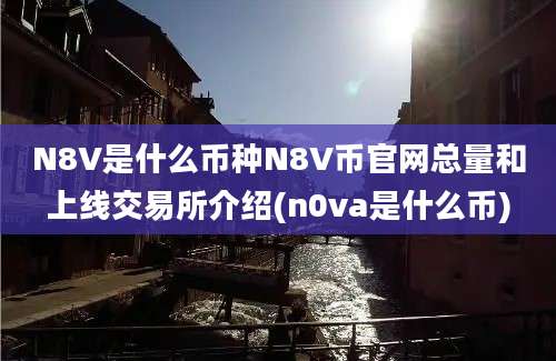 N8V是什么币种N8V币官网总量和上线交易所介绍(n0va是什么币)