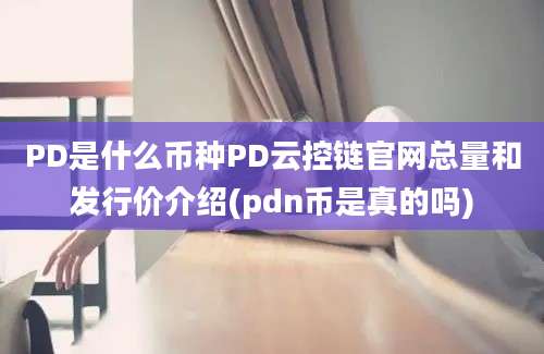 PD是什么币种PD云控链官网总量和发行价介绍(pdn币是真的吗)