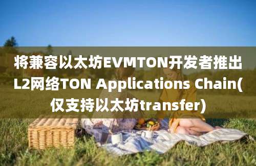 将兼容以太坊EVMTON开发者推出L2网络TON Applications Chain(仅支持以太坊transfer)