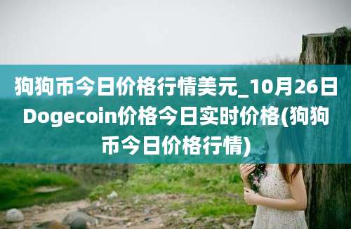 狗狗币今日价格行情美元_10月26日Dogecoin价格今日实时价格(狗狗币今日价格行情)