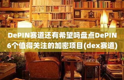 DePIN赛道还有希望吗盘点DePIN6个值得关注的加密项目(dex赛道)