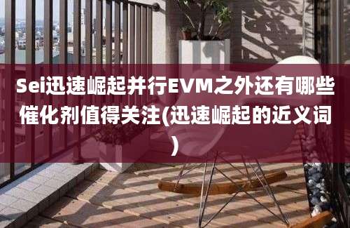 Sei迅速崛起并行EVM之外还有哪些催化剂值得关注(迅速崛起的近义词)