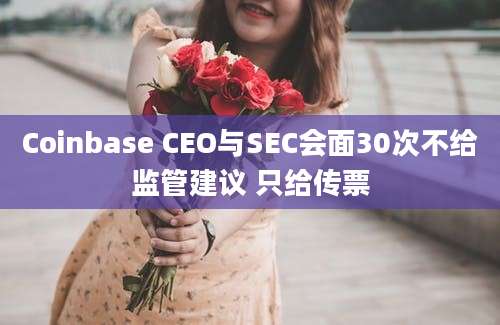 Coinbase CEO与SEC会面30次不给监管建议 只给传票