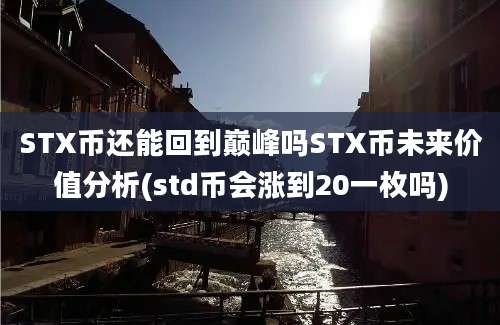 STX币还能回到巅峰吗STX币未来价值分析(std币会涨到20一枚吗)