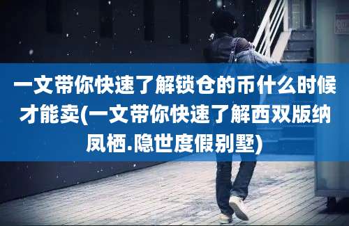 一文带你快速了解锁仓的币什么时候才能卖(一文带你快速了解西双版纳凤栖.隐世度假别墅)