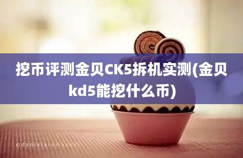 挖币评测金贝CK5拆机实测(金贝kd5能挖什么币)