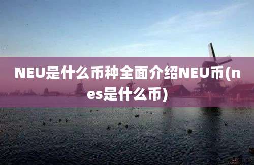 NEU是什么币种全面介绍NEU币(nes是什么币)