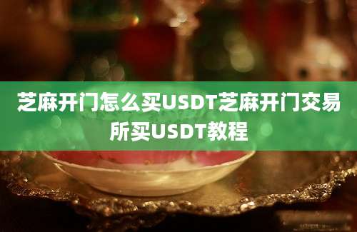 芝麻开门怎么买USDT芝麻开门交易所买USDT教程