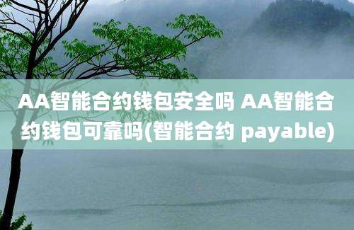 AA智能合约钱包安全吗 AA智能合约钱包可靠吗(智能合约 payable)