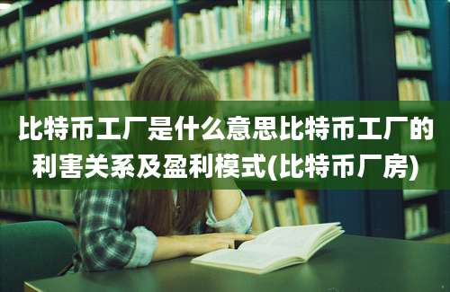 比特币工厂是什么意思比特币工厂的利害关系及盈利模式(比特币厂房)