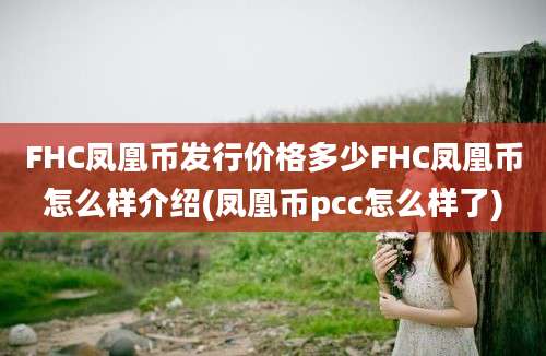 FHC凤凰币发行价格多少FHC凤凰币怎么样介绍(凤凰币pcc怎么样了)