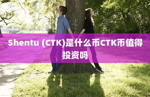 Shentu (CTK)是什么币CTK币值得投资吗