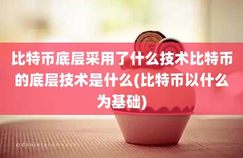 比特币底层采用了什么技术比特币的底层技术是什么(比特币以什么为基础)