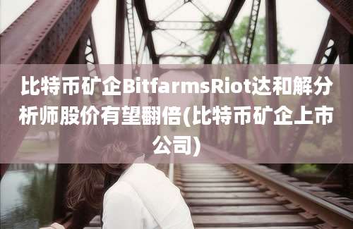 比特币矿企BitfarmsRiot达和解分析师股价有望翻倍(比特币矿企上市公司)