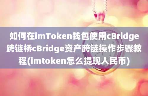 如何在imToken钱包使用cBridge跨链桥cBridge资产跨链操作步骤教程(imtoken怎么提现人民币)