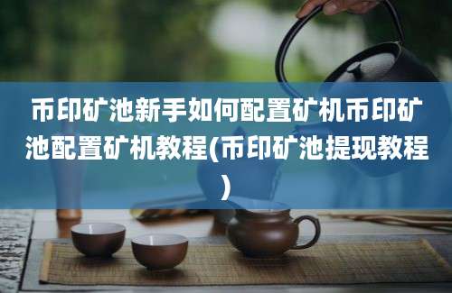 币印矿池新手如何配置矿机币印矿池配置矿机教程(币印矿池提现教程)