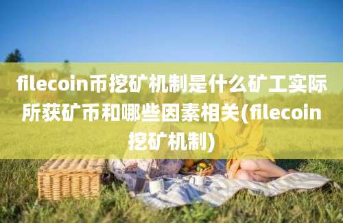 filecoin币挖矿机制是什么矿工实际所获矿币和哪些因素相关(filecoin挖矿机制)