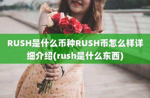 RUSH是什么币种RUSH币怎么样详细介绍(rush是什么东西)