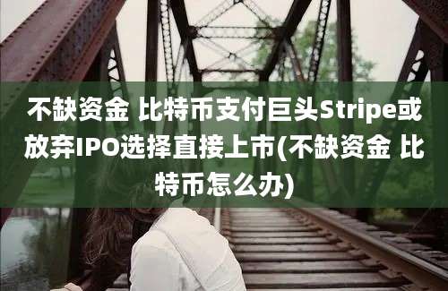 不缺资金 比特币支付巨头Stripe或放弃IPO选择直接上市(不缺资金 比特币怎么办)