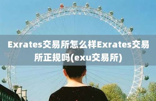 Exrates交易所怎么样Exrates交易所正规吗(exu交易所)