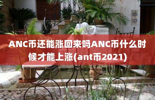 ANC币还能涨回来吗ANC币什么时候才能上涨(ant币2021)