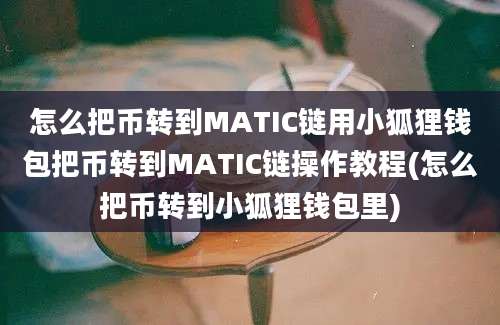 怎么把币转到MATIC链用小狐狸钱包把币转到MATIC链操作教程(怎么把币转到小狐狸钱包里)