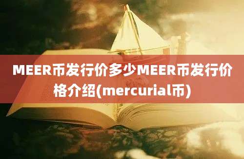 MEER币发行价多少MEER币发行价格介绍(mercurial币)