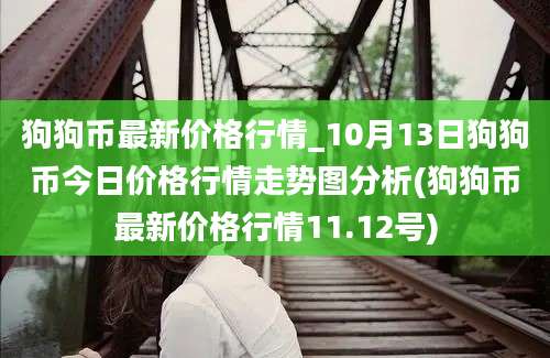 狗狗币最新价格行情_10月13日狗狗币今日价格行情走势图分析(狗狗币最新价格行情11.12号)