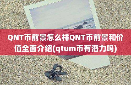 QNT币前景怎么样QNT币前景和价值全面介绍(qtum币有潜力吗)