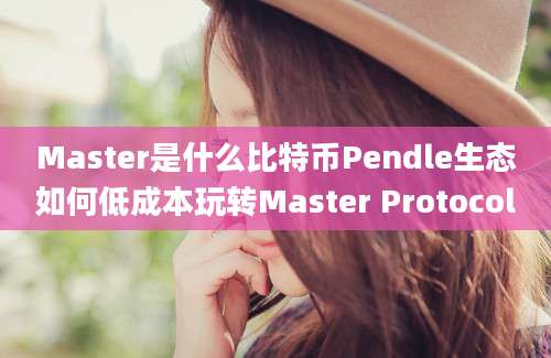 Master是什么比特币Pendle生态如何低成本玩转Master Protocol