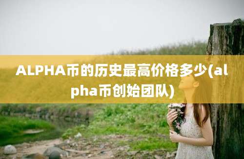 ALPHA币的历史最高价格多少(alpha币创始团队)