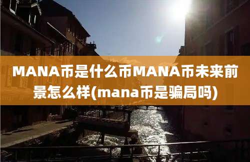 MANA币是什么币MANA币未来前景怎么样(mana币是骗局吗)