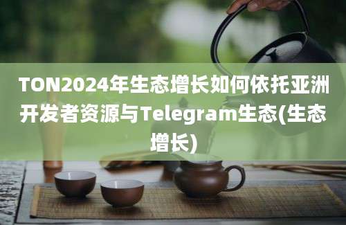 TON2024年生态增长如何依托亚洲开发者资源与Telegram生态(生态增长)