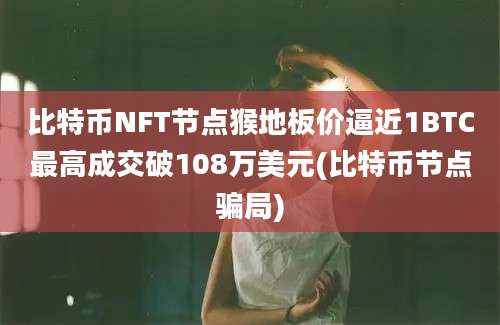 比特币NFT节点猴地板价逼近1BTC最高成交破108万美元(比特币节点骗局)